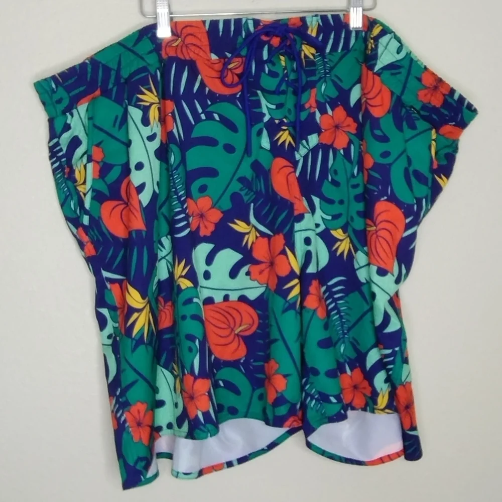TomboyX Swim 7” Lined Board Short In Island Shade Unisex Size 6X